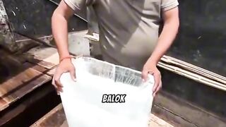 proses pembuatan balok es 