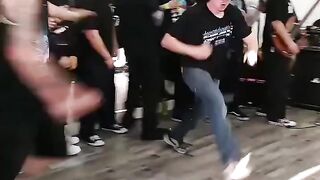 Pure Energy in the Moshpit at Hardcore Show