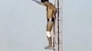 Insane High Dive Jump From Massive Tower
