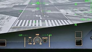 Airbus A330 Landing in Heavy Snow at Montréal (CYUL) | X-Plane 12