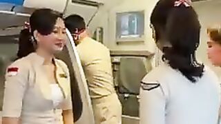 Special moments! Super air jet flight attendants.mp4