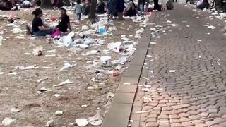 🇮🇩 PESTA RAKYAT SELESAI, SAMPAH TERTINGGAL 😔🗑