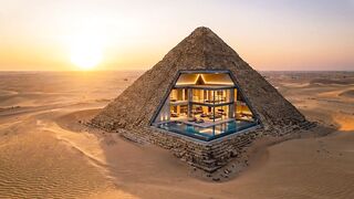 There’s a Luxury Mansion Hidden Inside This Giant Pyramid 🔺🏠