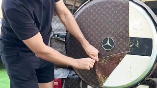 Louis Vuiton G wagon Destroyed