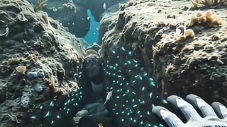 🌊 We Found a Hidden Glow Beneath the Ocean… What Is This?