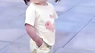 練了三個晚上，瞅著沒人偷偷跳一個給姨姨們看！
