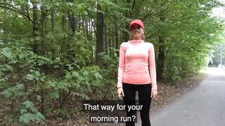 Public Agent Hot Spanish jogger