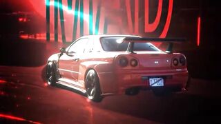 🔥 Nissan Skyline GT-R R34 in Cyberpunk Mode | JDM Legend Reimagined ⚡