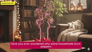 The Spiritual Power of Burning Peppers at Home