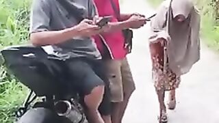 It turns out that the person was disguised as a grandmothe