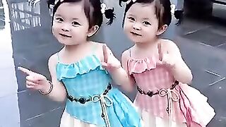 #剪映 #雙胞胎姐妹 #萌娃跳舞