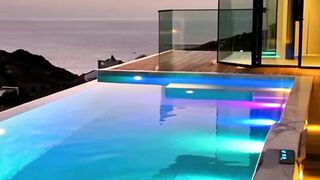Futuristic pool