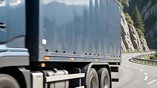 Epic Mountain Road Head-On Collision Simulation!