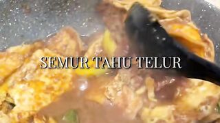 Resep Semur Tahu Telur Simpel Pekat & Rengkek Bumbu, Bikin Nasi Cepat Habis! 🍲✨