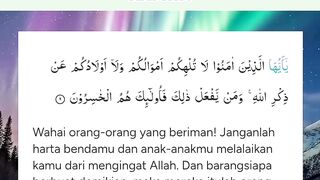 SEBUAH PERINGATAN.  SEMOGA HARTA DAN ANAK-ANAK  KETURUNAN KITA MEMBAWA BERKAH.  JANGAN SAMPAI KITA DI LALAIKAN.  AAMIIN