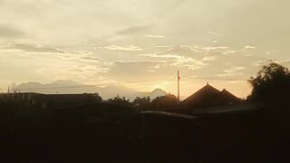 sunset after work