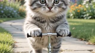 POV: The Kitten Thought It Could Skate 😭🛹🐱