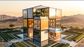 This Giant Rubik's Cube Is Actually a Luxury Mansion 🟥🏠