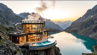 There’s a Luxury Mansion Inside This Giant Coffee Cup ☕🏠