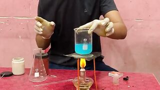 Chemistry experiments at school