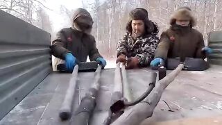 Ice preparation???? Drinking water for a year???? / Заготовка льда???? Питьевая вода на год???? Yakutia❄️