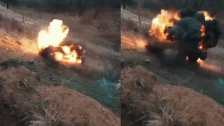Belarusian volunteer fighters train to fight against Russian forces in Ukraine