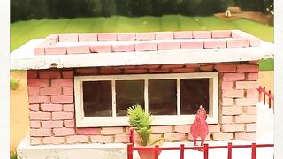 DIY Peanut Village Modern Mini Villa! It's so exquisite, it looks like a real luxury mansion