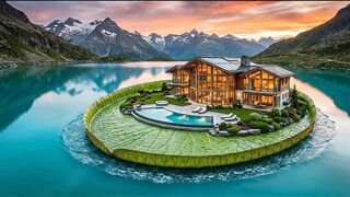 This Luxury Mansion Is Floating on a Giant Leaf 🍃🏠