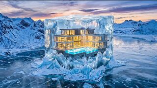 There’s a Luxury Mansion Inside This Giant Ice Cube 🧊🏠