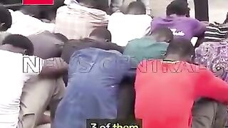 The people was arrested on coster road lagos