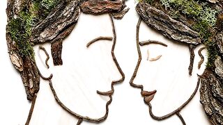 A romantic couple make video