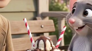 Bean & the Little Mouse Share Ice Cream! 🍦🐭😂