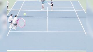 MrBeast’s INSANE Tennis Challenge 🎾🔥 You Won’t Believe This! #Shorts
