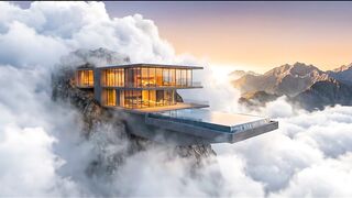 A Luxury Mansion Floating Inside the Clouds ☁️🏠