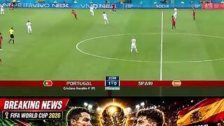 Portugal vs Spain Showdown 🇵🇹🇪🇸 | Cristiano Ronaldo World Cup Highlights