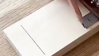 A homemade tool that makes it very easy to sharpen a chisel.
