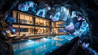 You Won’t Believe What’s Hidden Inside This Crystal Cave 💎🏠