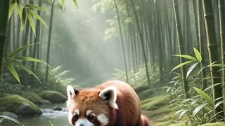 Rainy Bamboo Forest 🐼🌿 | Magical Nature Escape
