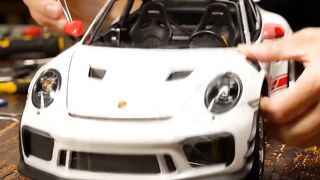 Building a Detailed Porsche 911 GT3 Model Car | Satisfying Assembly & Tuning