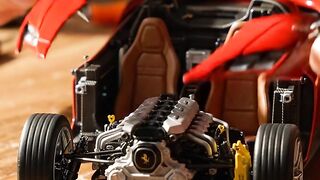 Ferrari SF90 Scale Model Build & Color Transformation | Satisfying Model Crafting