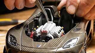 Bugatti Chiron Carbon Edition Miniature Assembly