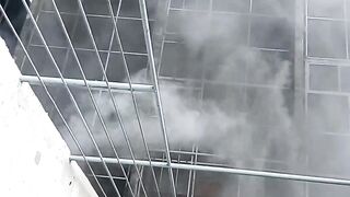 Massive fire breaks out- Shoking Footage