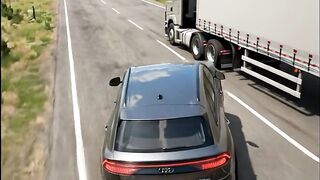 Massive Multi-Car Pile-Up! High-Speed Overtake Gone Wrong 😱