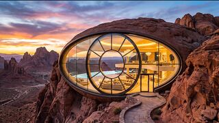 A Luxury Mansion Hidden Inside a Giant Eye 👁️🏠