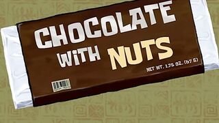 Spongebob SquarePants: CHOCOLATE WITH NUTS