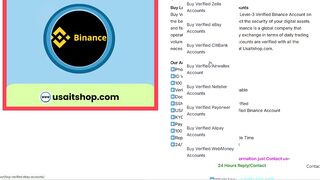 T0p 05 Sites for Choosing Buy Verified Binance