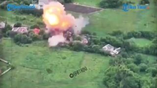 Gudang drone ukraina hancur