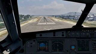 JetSmart ToLiss A320neo Landing Into Cartagena | X-Plane12