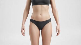 Women body parts explodedview