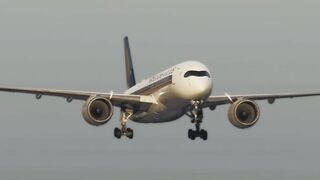 MSFS 2024 - Airbus A350 Singapore Airlines Smooth Landing